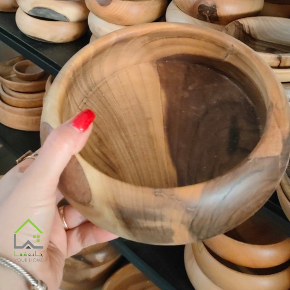 کاسه چوب گردو قطر 20